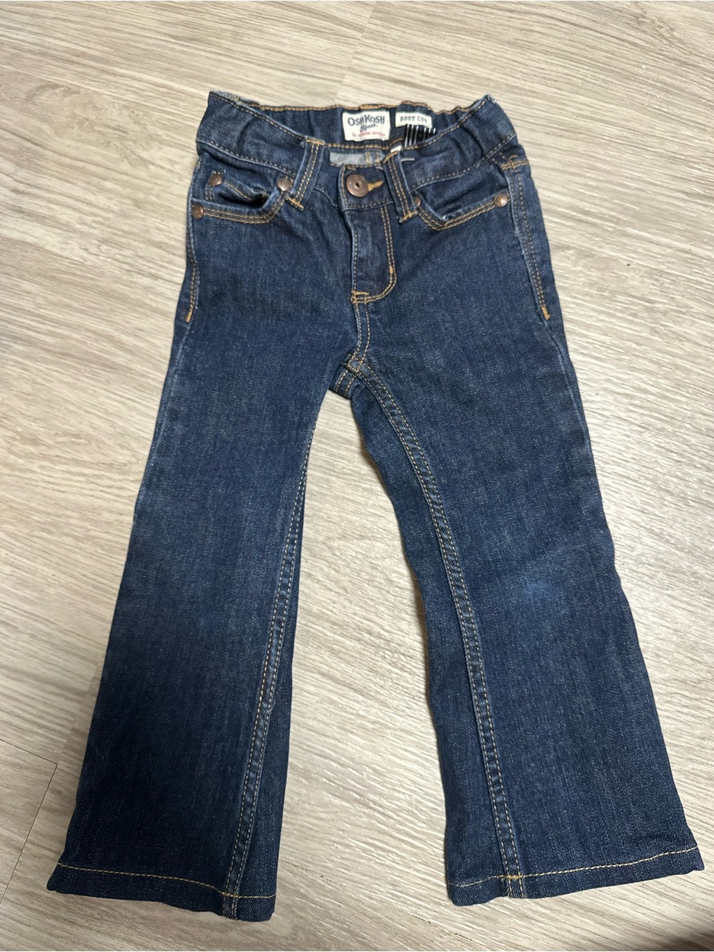 OshKosh B'gosh Girls' Indigo Denim Flared Jeans